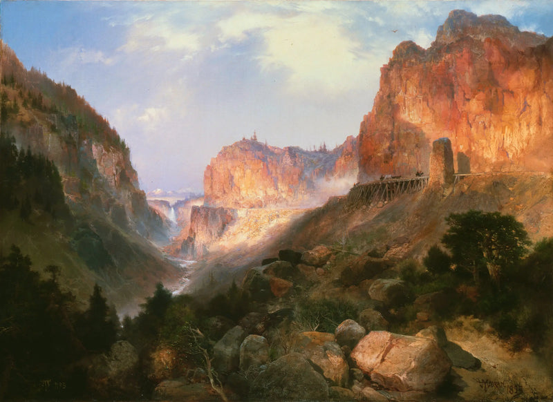 Golden Gate, Parque Nacional de Yellowstone - Thomas Moran