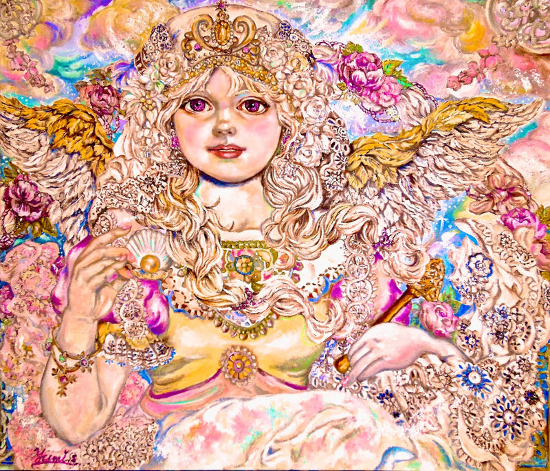 Pérola dourada anjo - Yumi Sugai