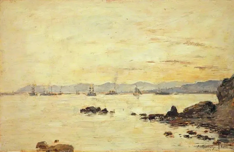 Golfe-Juan - Eugène Boudin