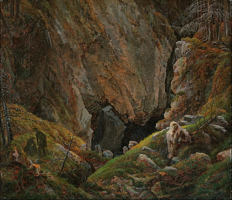 Garganta no Hartz - Caspar David Friedrich