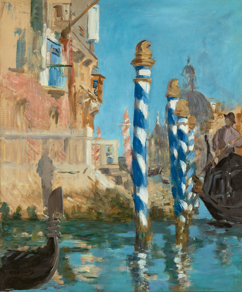 Grande Canal em Veneza - Édouard Manet