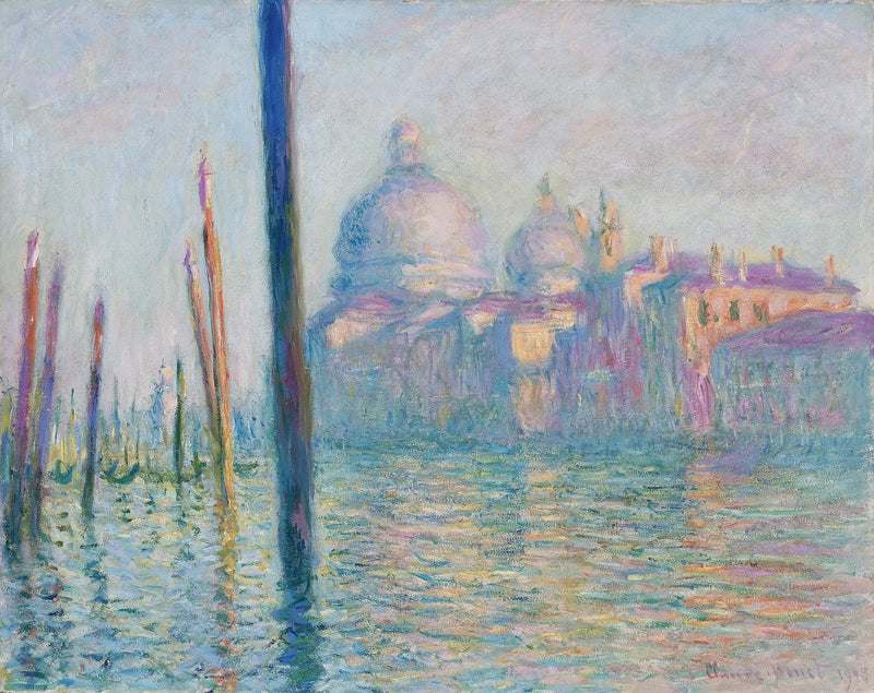 O Grande Canal de Veneza W1738 - Claude Monet
