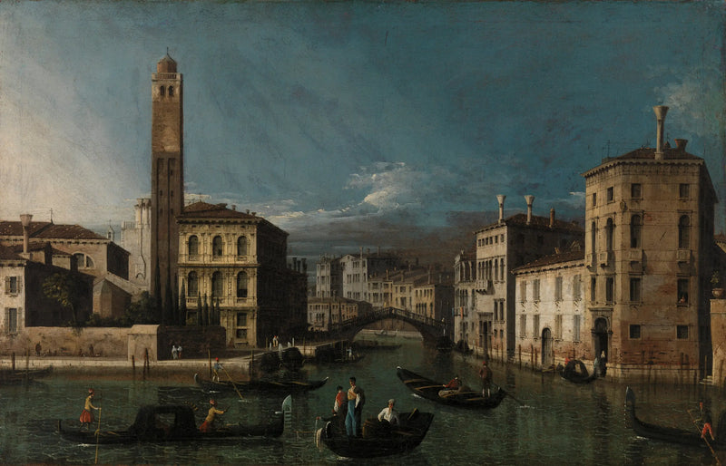 Grande Canal: San Geremia e a entrada do Cannaregio - Canaletto