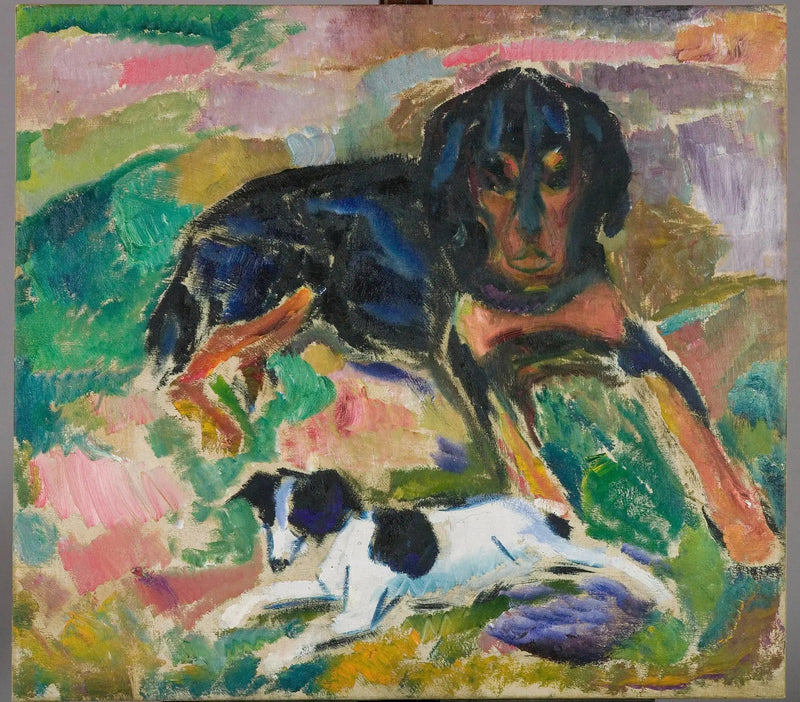Grandes e Pequenos Cães - Edvard Munch