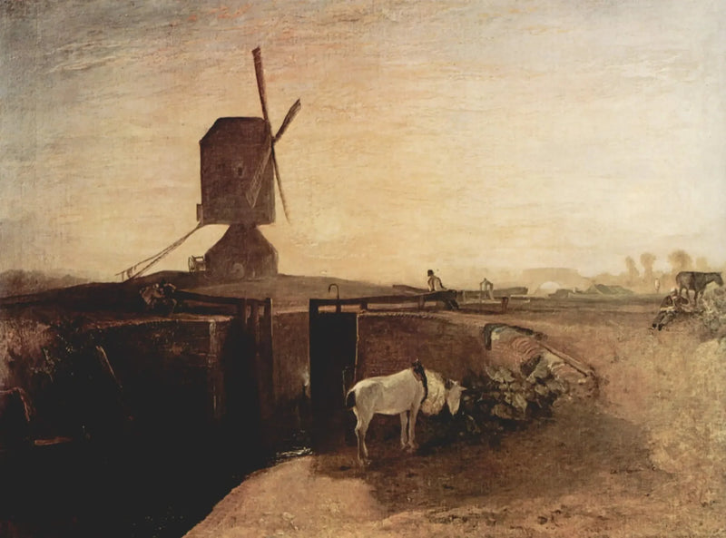 Canal Grand Junction em Southall Mill - J. M. W. Turner