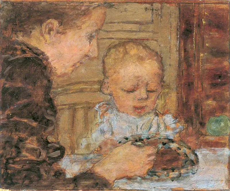 Avó e criança - Pierre Bonnard