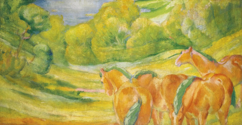 Grande Paisagem I - Franz Marc