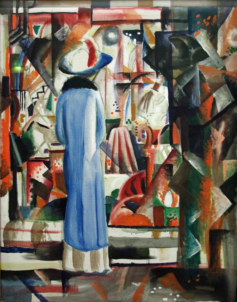 Grande Vitrine Brilhante - August Macke