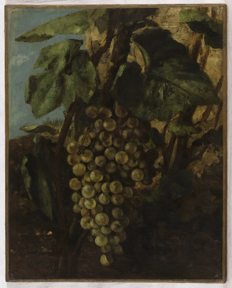 Cacho de uvas - Gustave Courbet