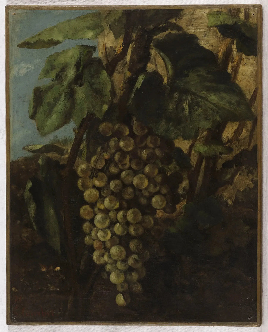 Cacho de uvas - Gustave Courbet