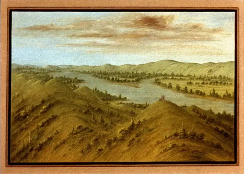 Bluffs Verdes, Alto-Missouri - George Catlin
