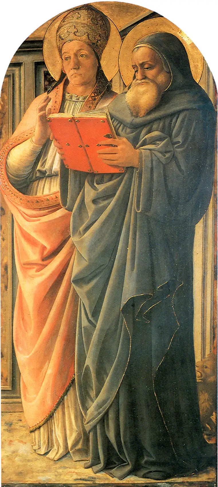 Gregory e Jerome, Doutores da Igreja - Fra Filippo Lippi