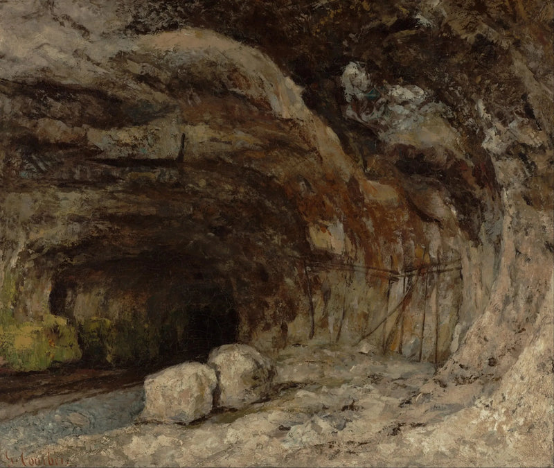 Gruta Sarrazine perto de Nans-sous-Sainte-Anne - Gustave Courbet