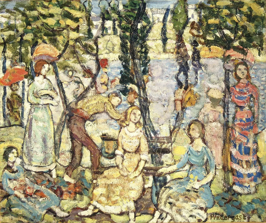 Grupo de figuras - Maurice Prendergast