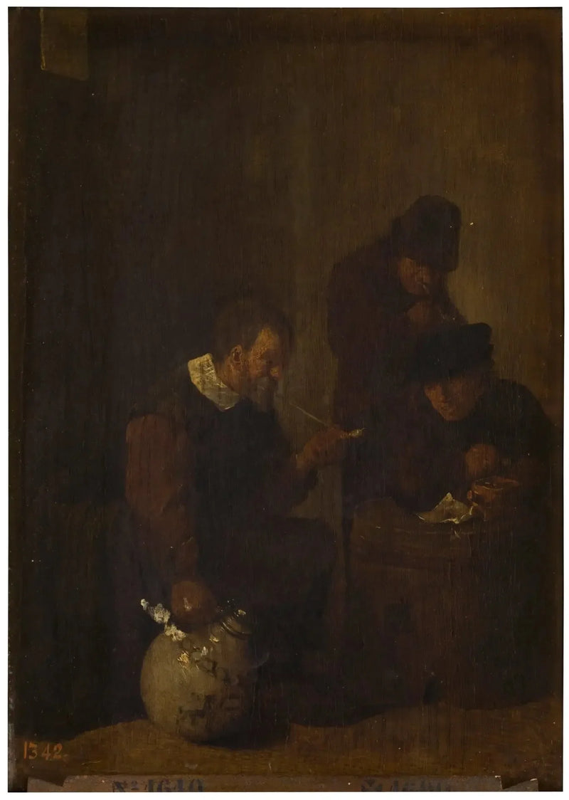 Conjunto de fumantes - David Teniers o Jovem