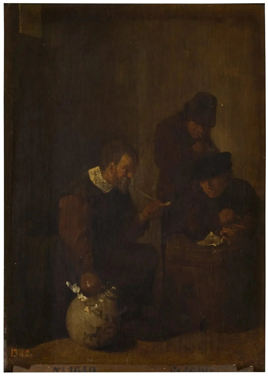 Conjunto de fumantes - David Teniers o Jovem