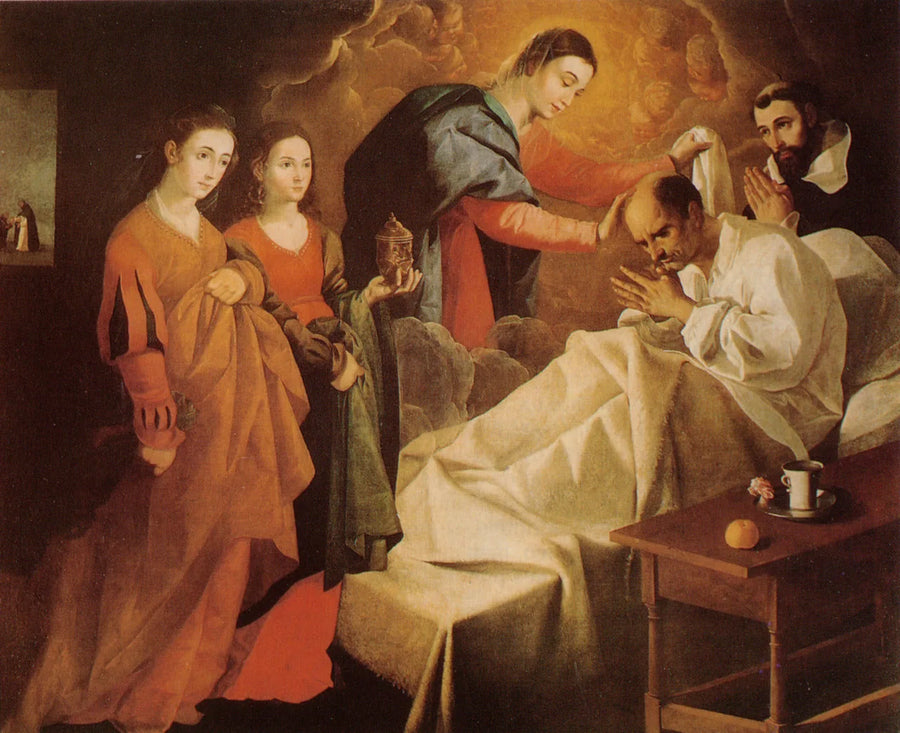 Cura milagrosa do bem-aventurado Réginald d'Orléans - Francisco de Zurbarán