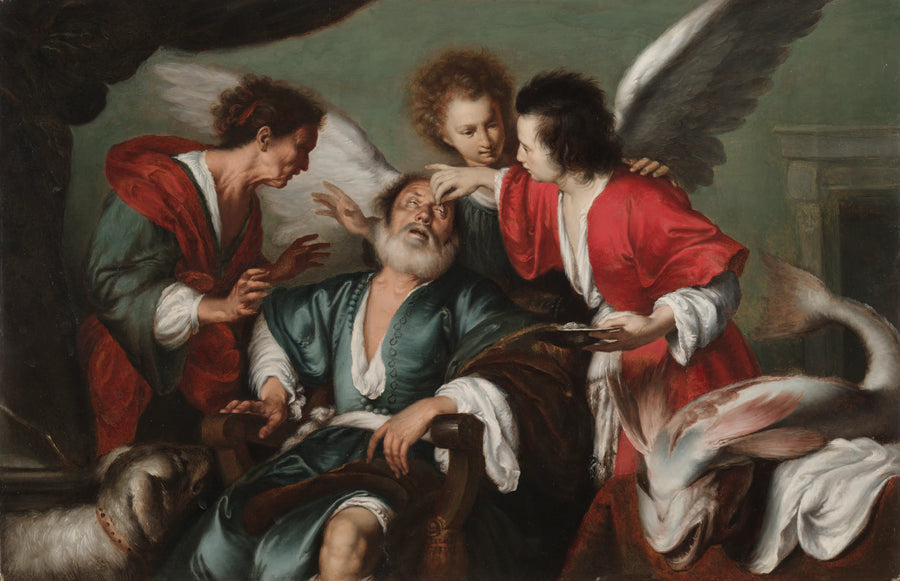Cura do Tobit - Bernardo Strozzi