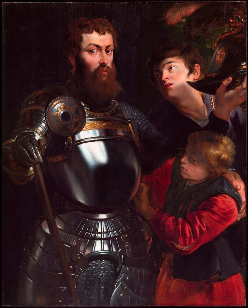 Guerreiro de duas páginas - Peter Paul Rubens