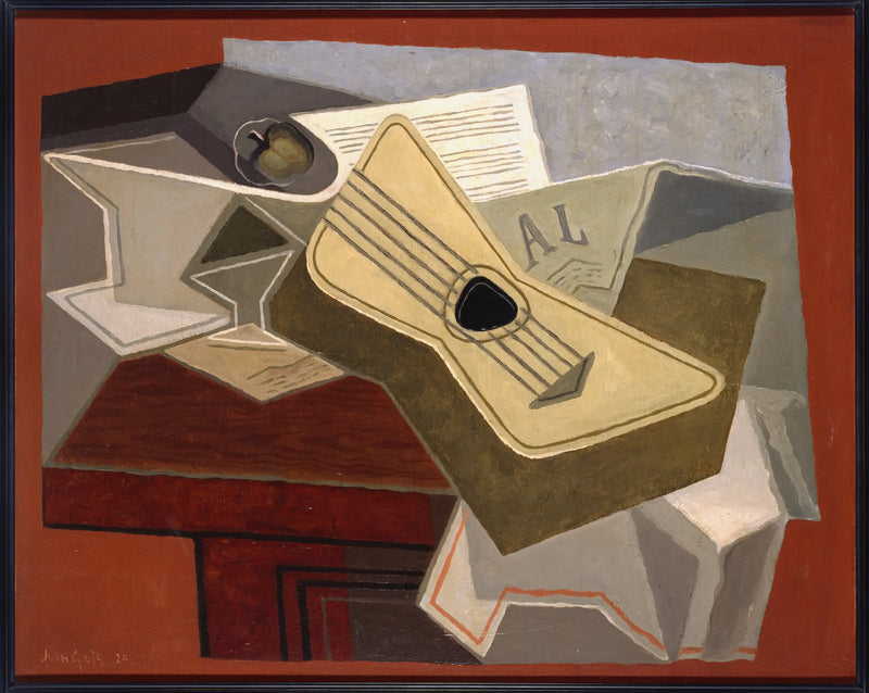 Guitarra e jornal - Juan Gris