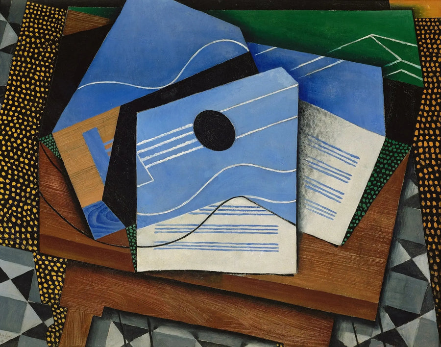 Guitarra sobre uma mesa - Juan Gris