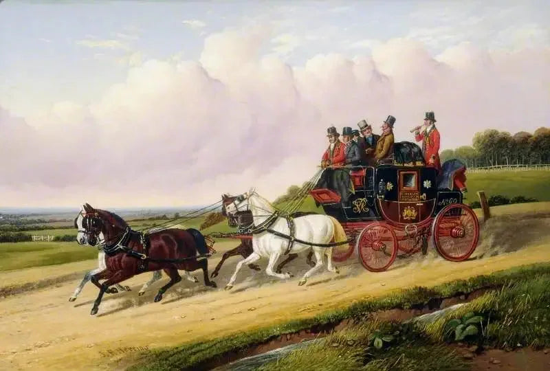 Coach Royal Mail de Halifax, Doncaster, Yorkshire do Sul - John Frederick Herring, Sr.