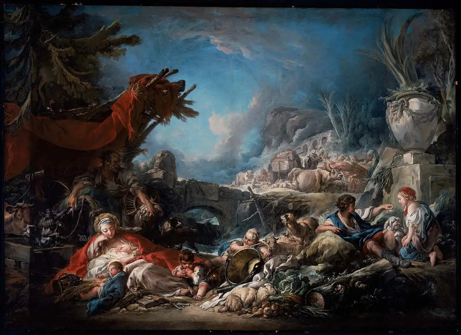 Parada na fonte - François Boucher