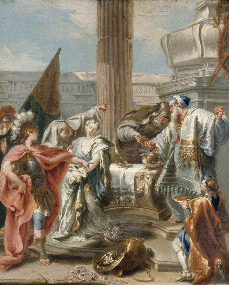 Haman, Ester e Assuérus - Giovanni Battista Pittoni