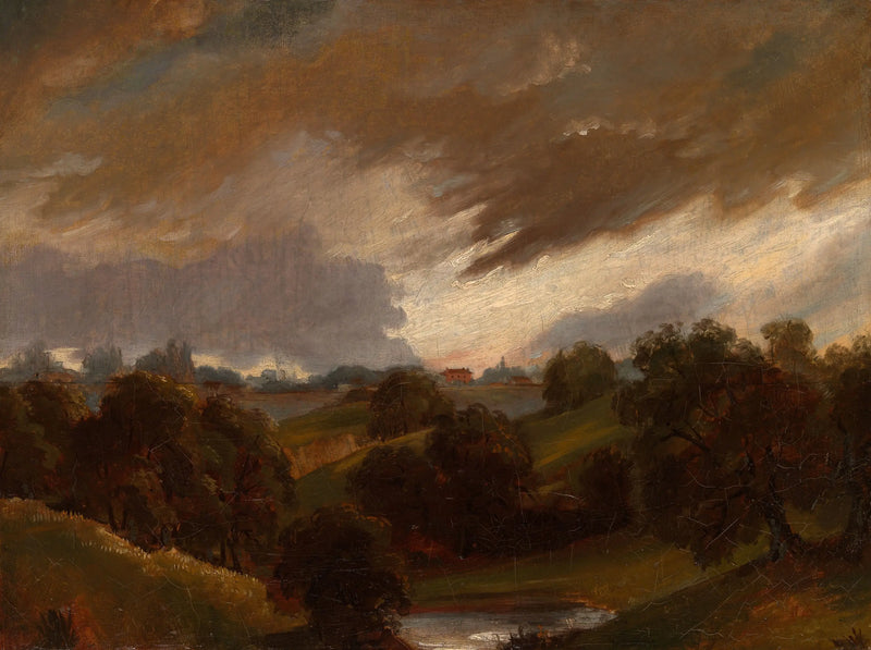 Hampstead, céu tempestuoso - John Constable