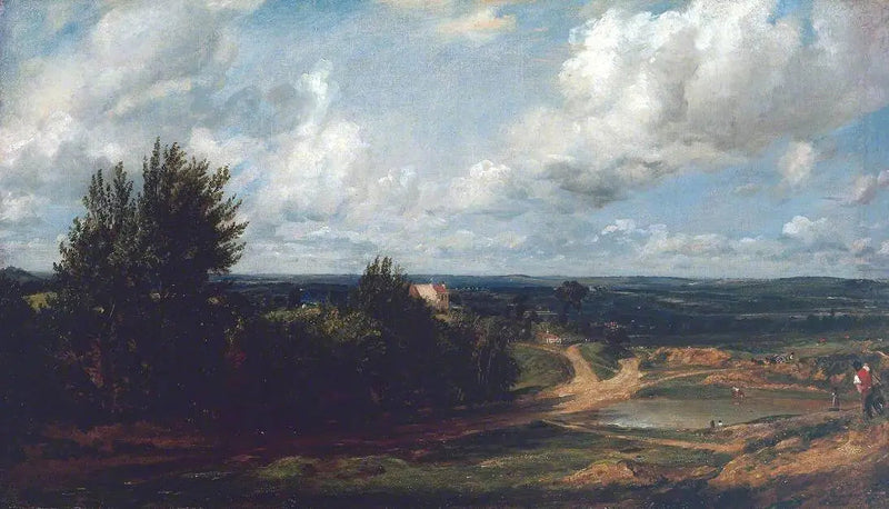 Hampstead Heath, com a casa chamada « The Salt Box » - John Constable