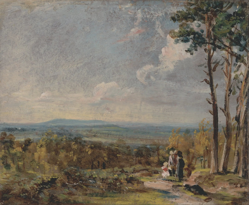 Hampstead Heath em direção a Harrow - John Constable