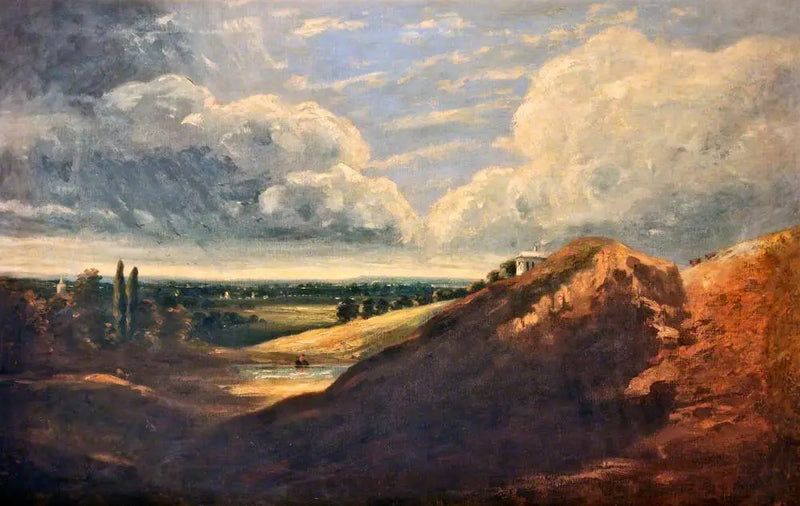 Hampstead Heath, lago de Branch Hill - John Constable