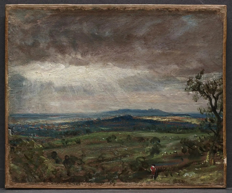 Hampstead Heath, vista para Harrow - John Constable
