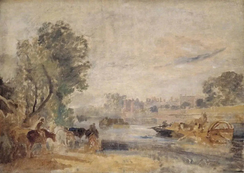Hampton Court do Tâmisa - J. M. W. Turner