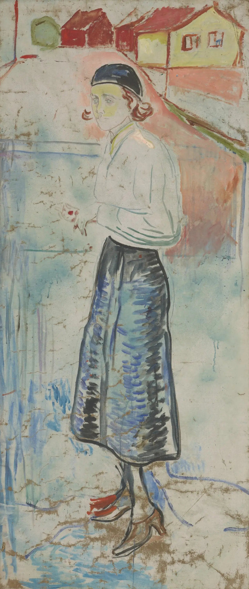 Hanna Brieschke em Åsgårdstrand - Edvard Munch