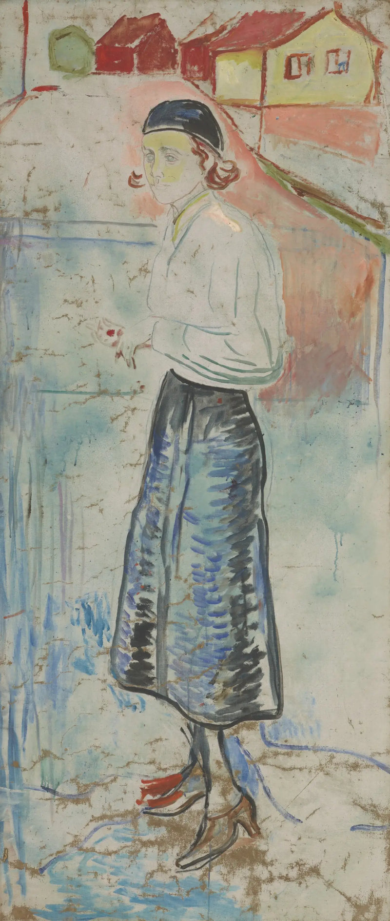 Hanna Brieschke em Åsgårdstrand - Edvard Munch