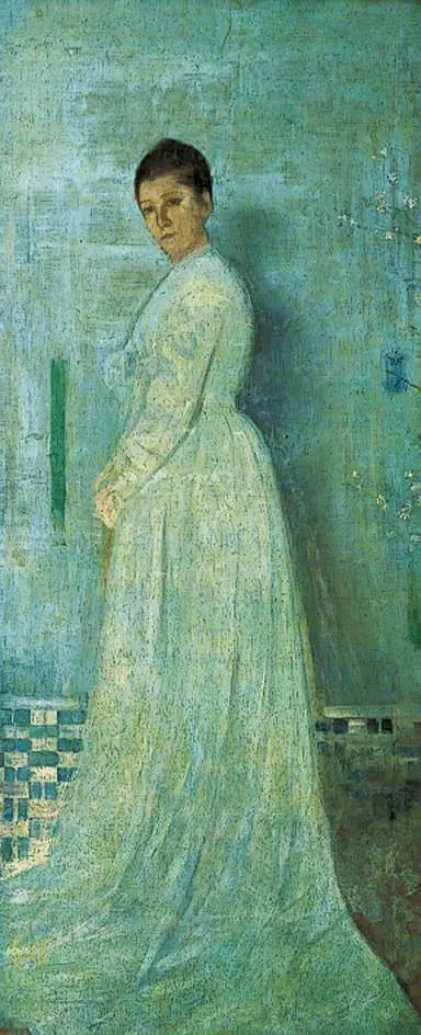 Harmonia em branco e azul - James Abbott McNeill Whistler