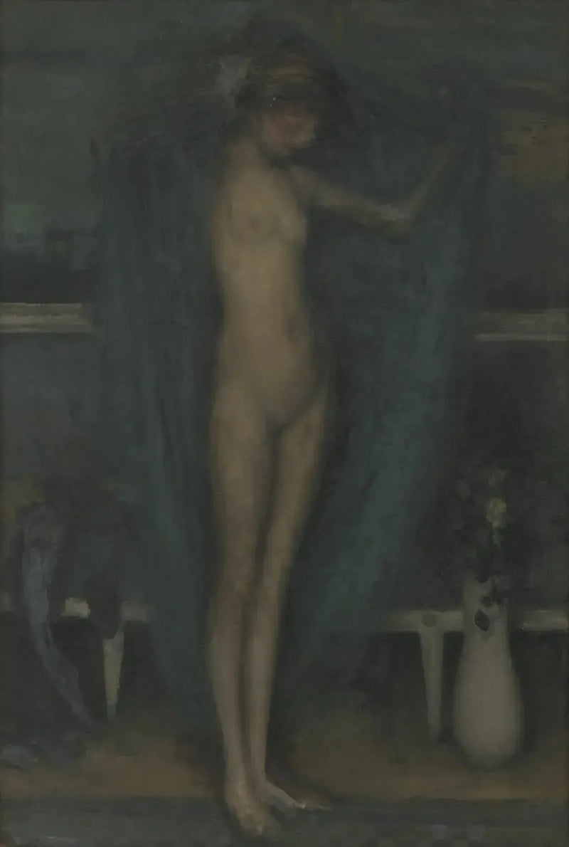 Harmonia em azul e ouro: A pequena menina azul - James Abbott McNeill Whistler