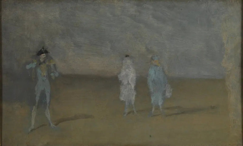 Harmonia em azul: o duo - James Abbott McNeill Whistler