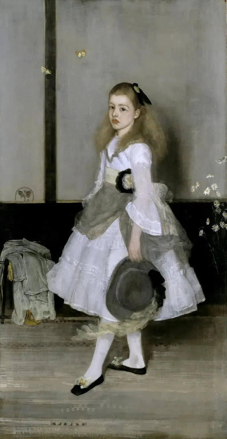 Harmonia em cinza e verde: Miss Cicely Alexander - James Abbott McNeill Whistler