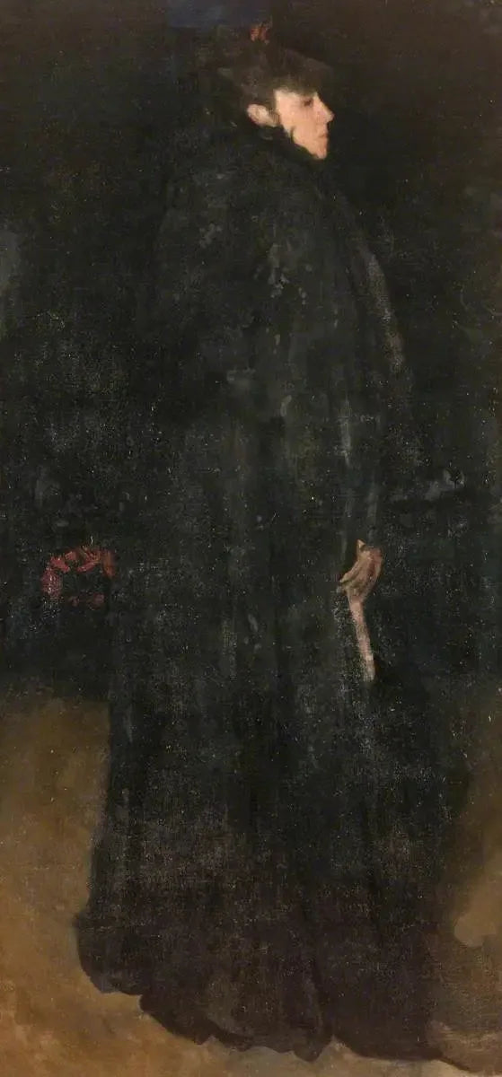 Harmonia em preto: Miss Ethel Philip - James Abbott McNeill Whistler