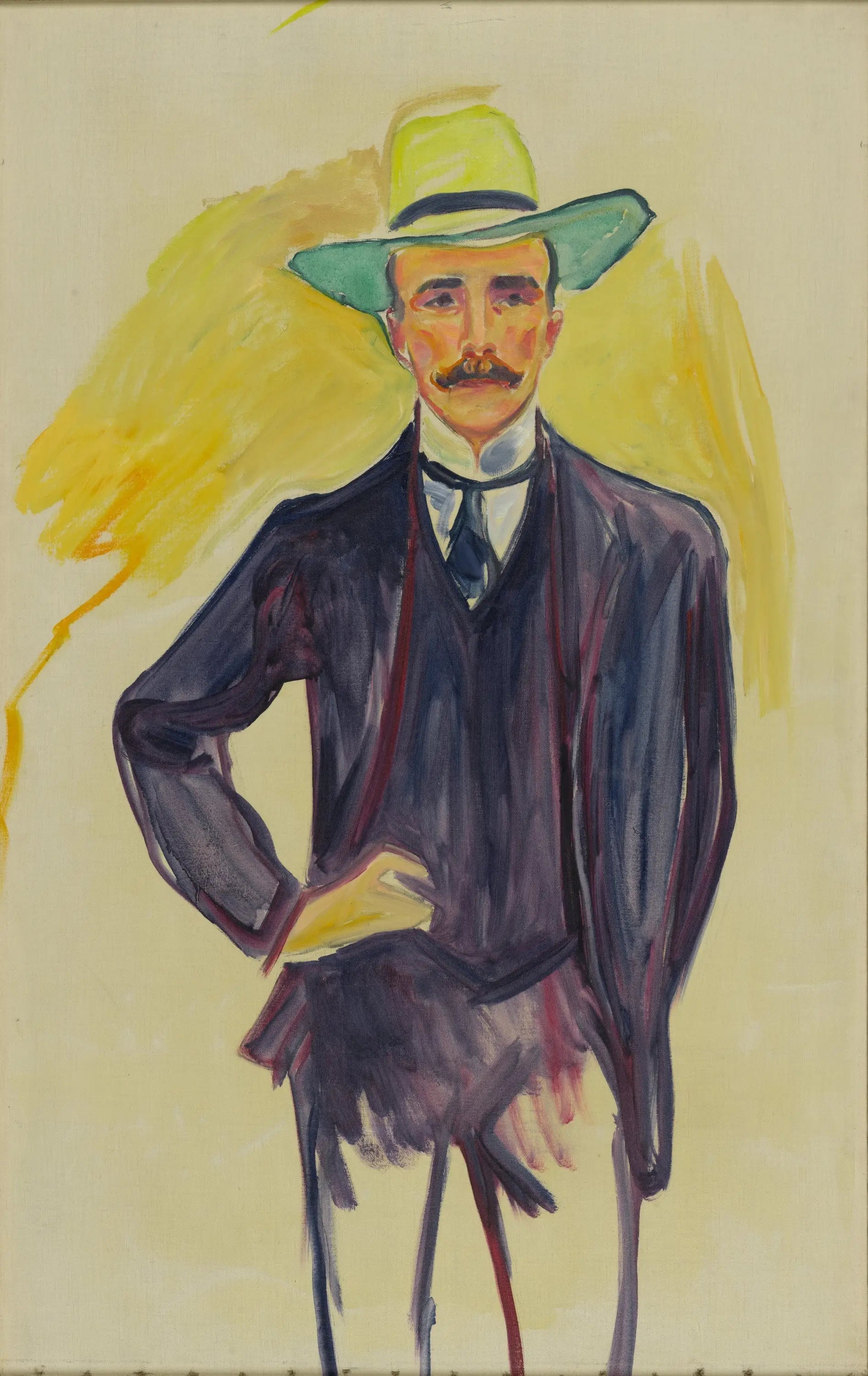 Reproduction du tableau « Harry Graf Kessler - Edvard Munch » par Alpha Reproduction en peinture à l’huile