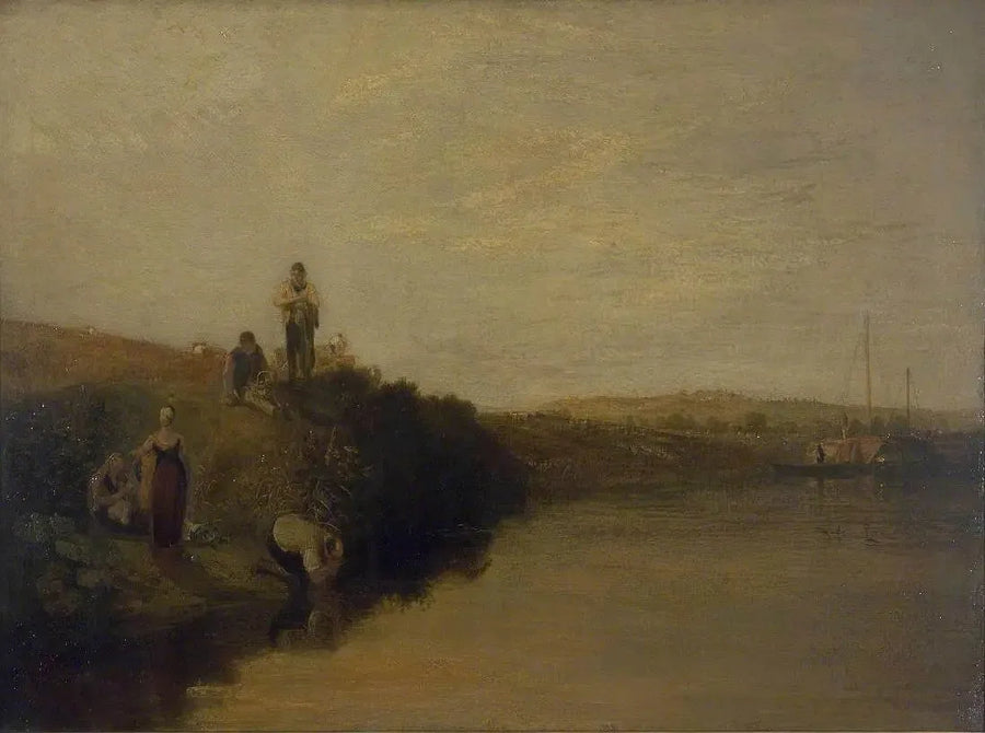 Jantar da Colheita, Banco de Kingston - J. M. W. Turner