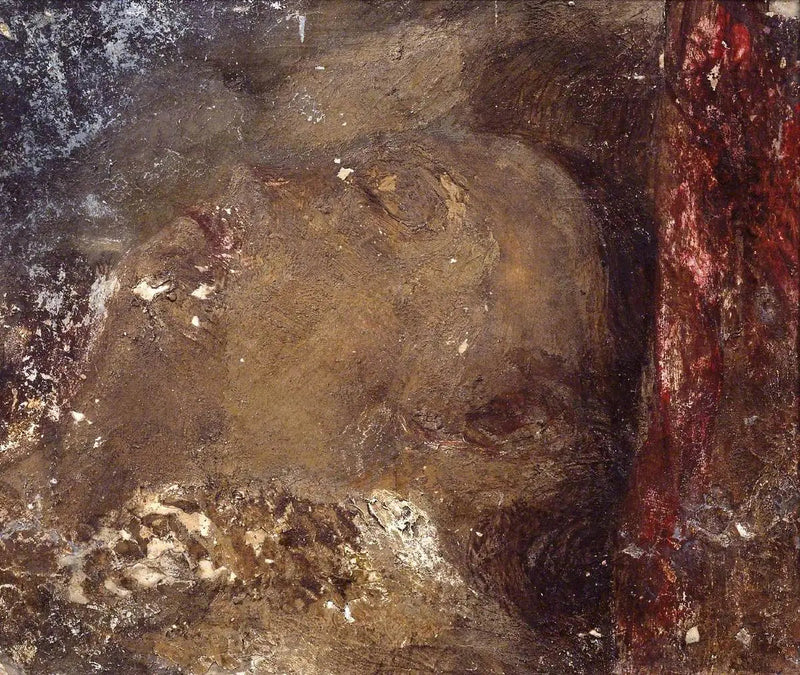 Cabeça de uma Pessoa Dormindo - J. M. W. Turner