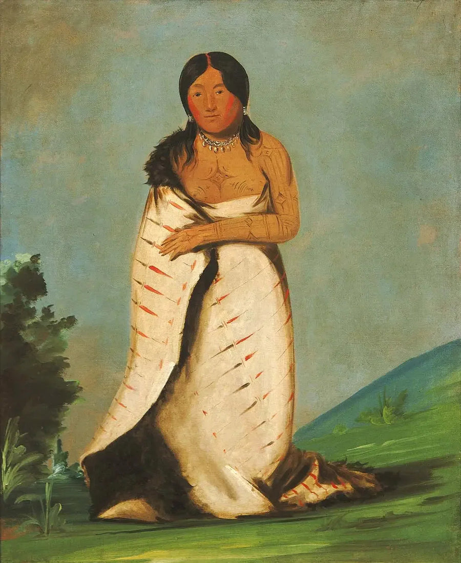 Hee-láh-dee, Fonte Pura, Esposa da Fumaça - George Catlin