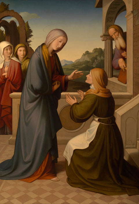 Heimsuchung Mariä - Johann Friedrich Overbeck image 1 copie de tableau peinte à la main