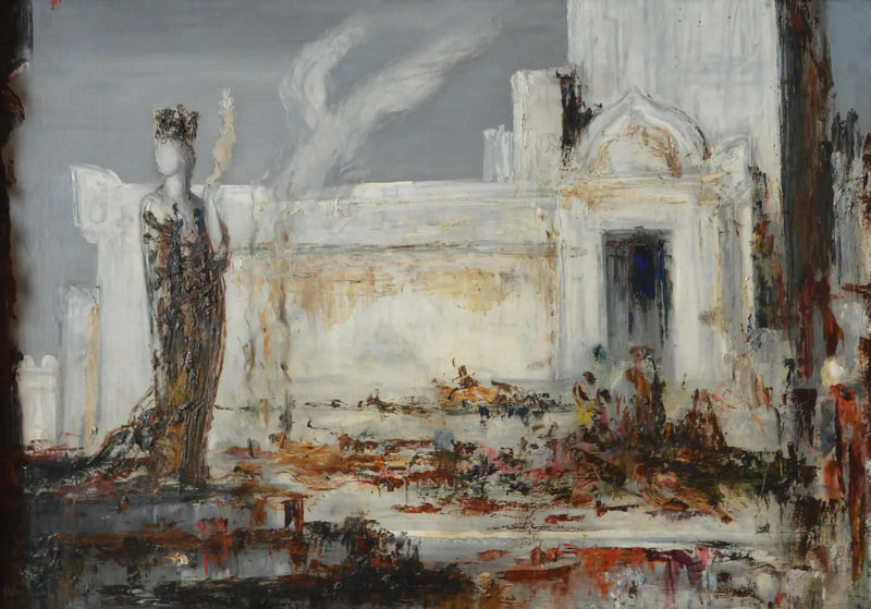 Hélène na porta Scée - Gustave Moreau