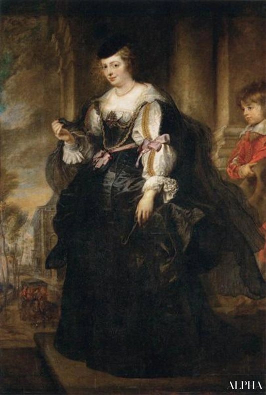 Hélène Fourment au carrosse - Peter Paul Rubens - Reproductions de tableaux et peintures haut de gamme