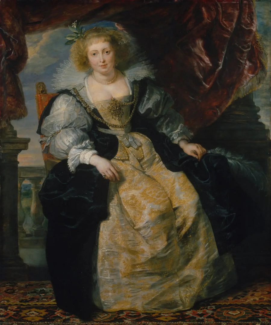 Helène Fourment com seu vestido de noiva - Peter Paul Rubens