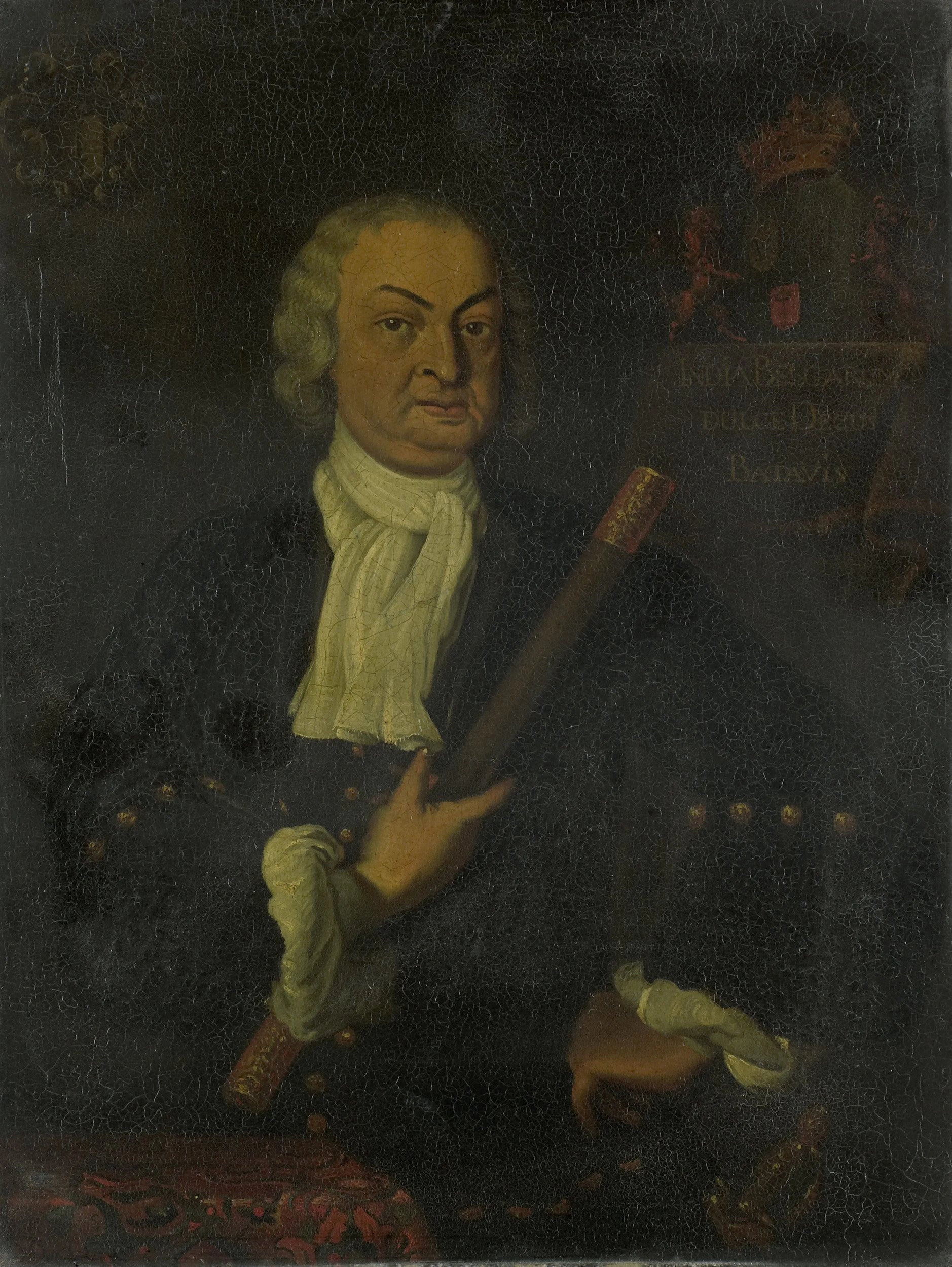 Hendrik Swaardecroon (1667-1728). Gouverneur général (1718-25) - Artiste inconnu du Rijksmuseum